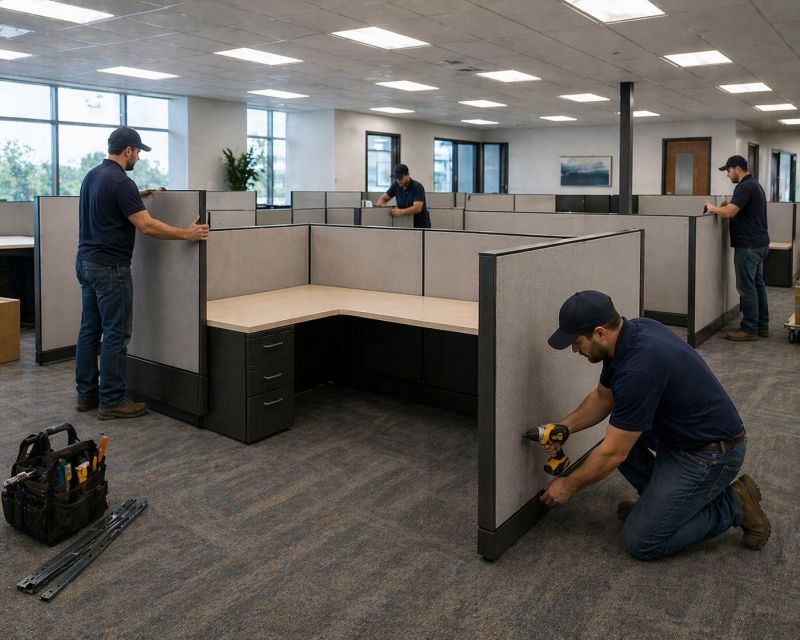 Cubicle Installation in Wilmington, NC