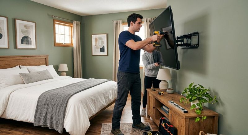 Bedroom Tv Mounting in Arvada, CO